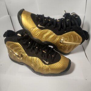 Nike Foamposite Metallic Gold (GS 7Y)